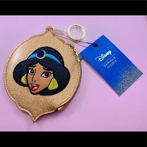 NEW Disney Aladdin Jasmine Gold Coin Purse